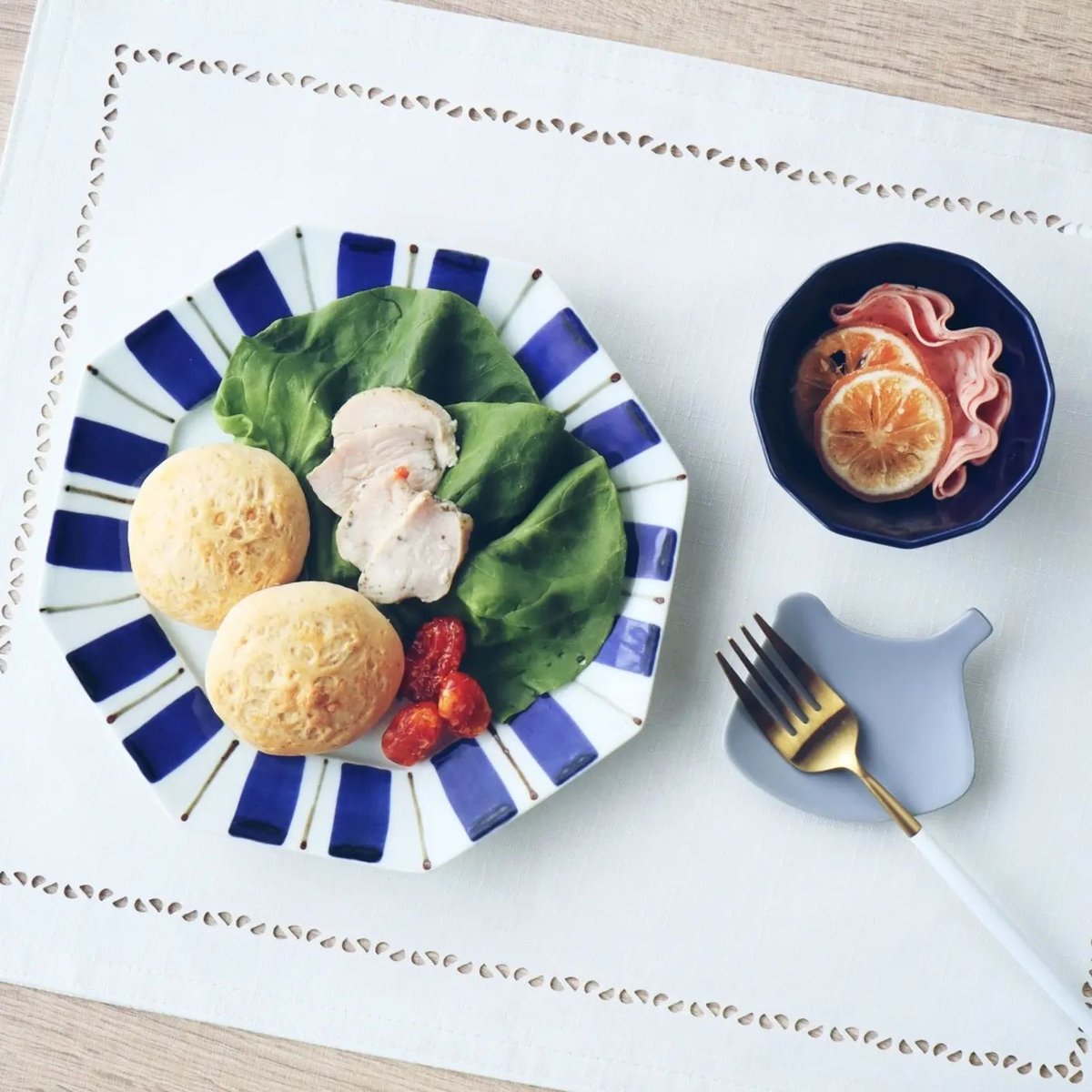 yumiko iihoshi porcelain tori plate gray トリプレート yumiko iihoshi porcelain tori plate gray トリプレート