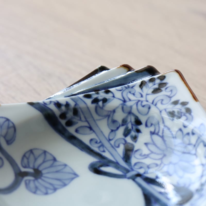 染付紙敷皿小 流水/松竹梅/唐草結び | 和食器通販 有田焼 山忠