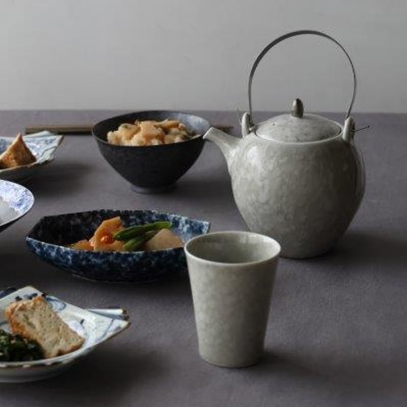 グレーうのふT土瓶 金善窯 | 和食器通販 有田焼 山忠｜おしゃれで