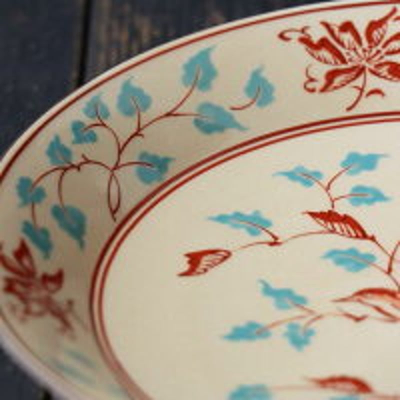 有田焼 粟田花鳥絵6.5寸皿 | 和食器通販 有田焼 山忠｜おしゃれで