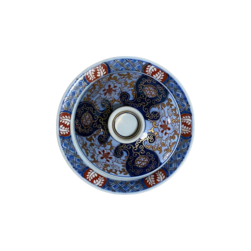 アウトレット】 蓋物 古伊万里花絵 n40上 | 和食器通販 有田焼 山忠