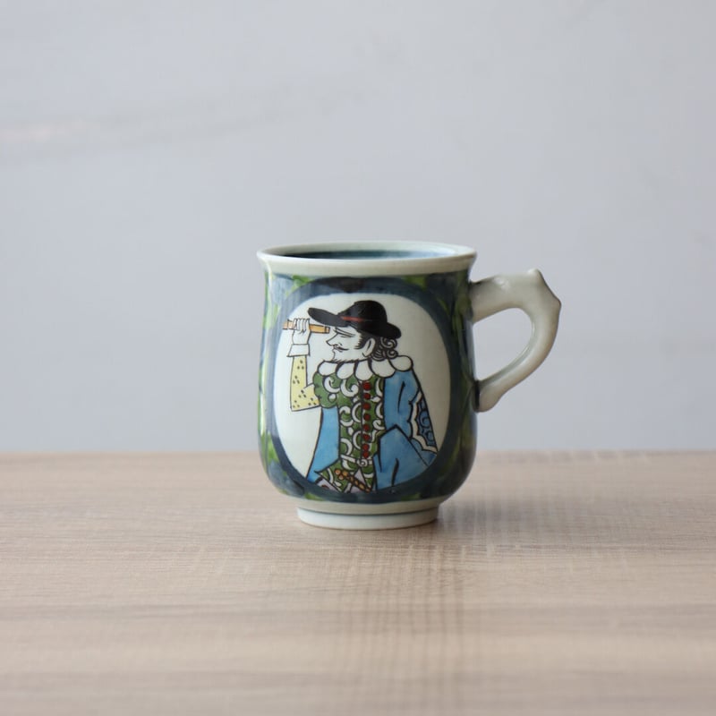 錦南蛮 マグカップ 赤/緑 | 和食器通販 有田焼 山忠｜おしゃれでモダン