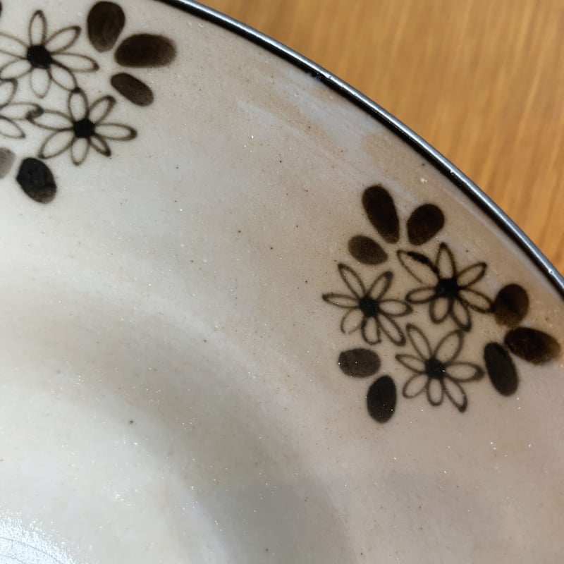 セピアフラワー リムプレート 18cm/24cm | 和食器通販 有田焼 山忠