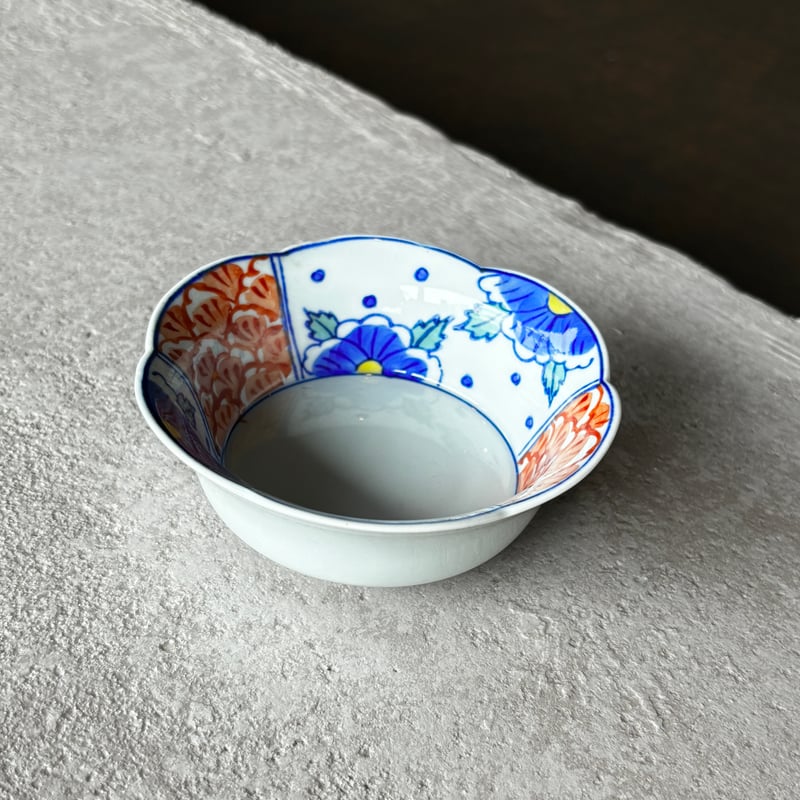 有田焼源右衛門小鉢石榴の実の手描き絵付の美しい小鉢5客揃い