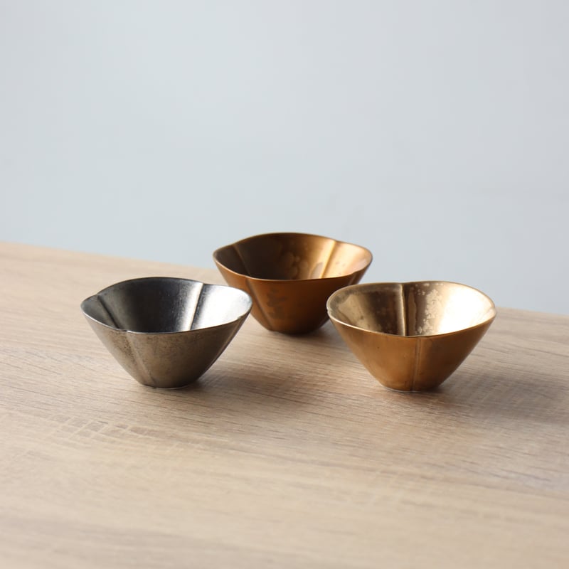 花型盃 copper / silver / gold | 和食器通販 有田焼 山忠｜おしゃれで
