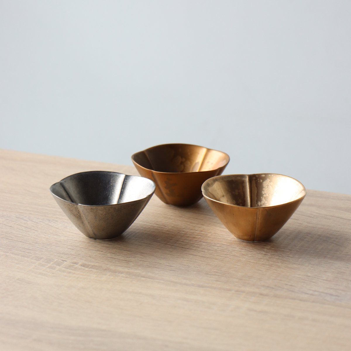 花型盃 copper / silver / gold | 和食器通販 有田焼 山忠｜おしゃれで