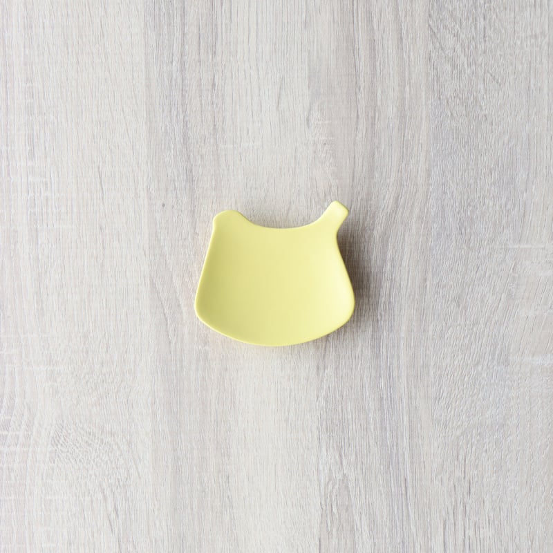 yumiko iihoshi porcelain tori plate yellow ／ イイ