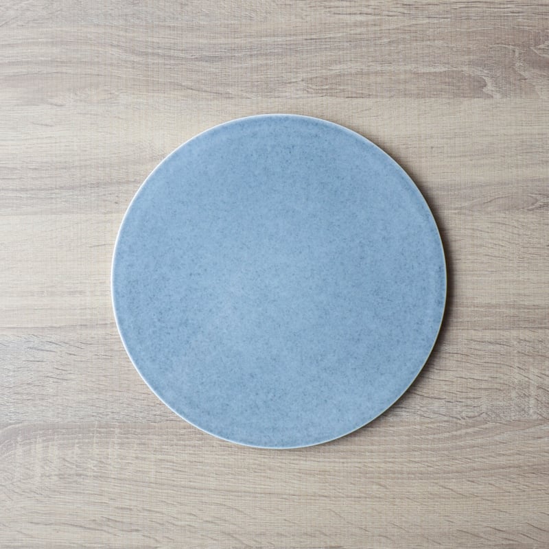 フラットプレート ライトグレー / ブルーグレー | 和食器通販 有田焼