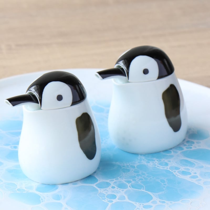 ペンギン 醤油差し | 和食器通販 有田焼 山忠｜おしゃれでモダン