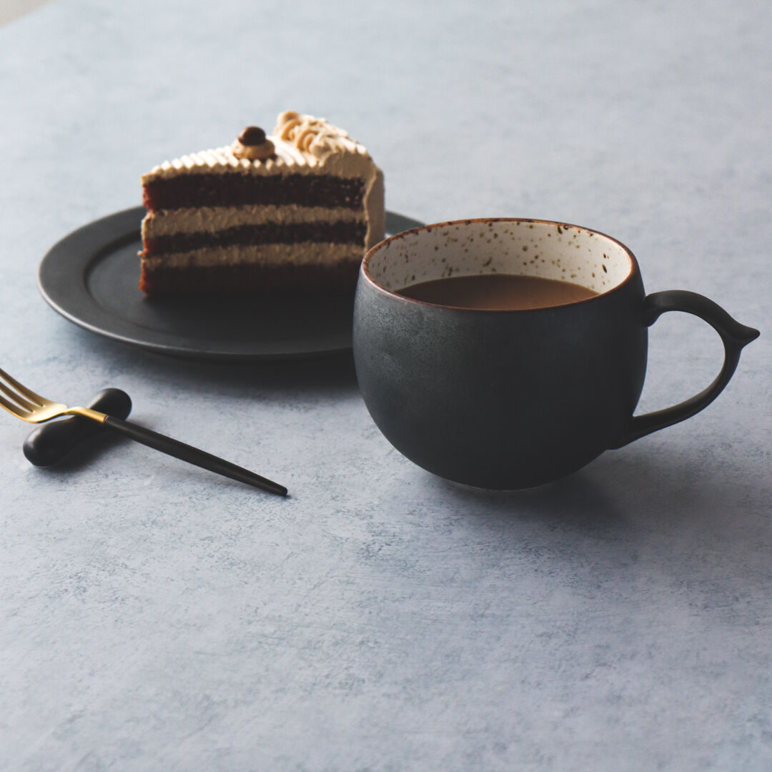 B&W Sabi café au lait mug | 和食器通販 有田焼 山忠｜おしゃれでモ