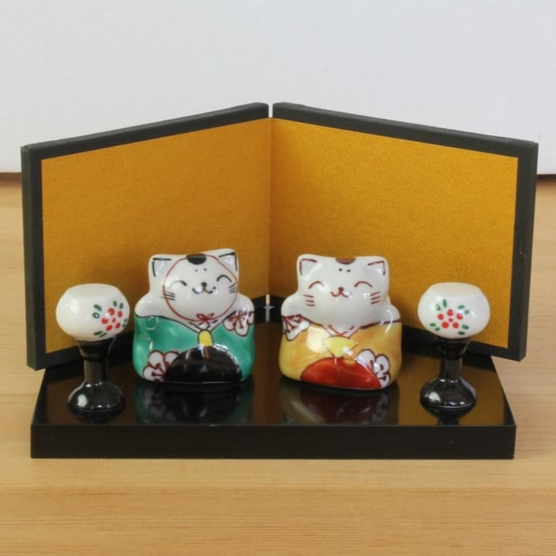 ねこ雛 ひな人形 | 和食器通販 有田焼 山忠｜おしゃれでモダンな和食器