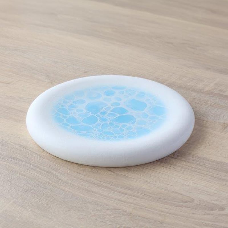 泡ステージ皿23cm blue | 和食器通販 有田焼 山忠｜おしゃれでモダンな