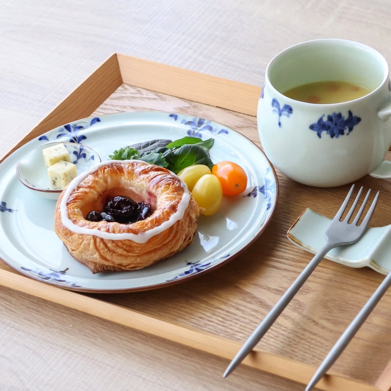 リーヴス リム丸プレート M / L | 和食器通販 有田焼 山忠｜おしゃれで