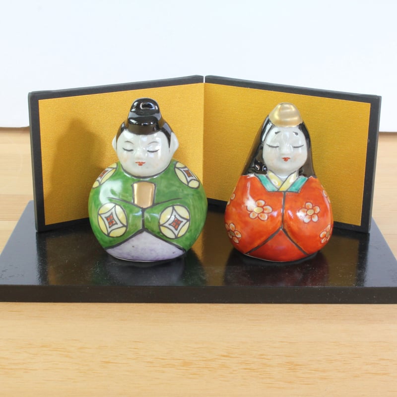 円左エ門　有田焼　雛人形　ひな人形　高さ約8cm 円左エ門 有田焼 雛人形 ひな人形 高さ約8cm 円左エ門 有田焼