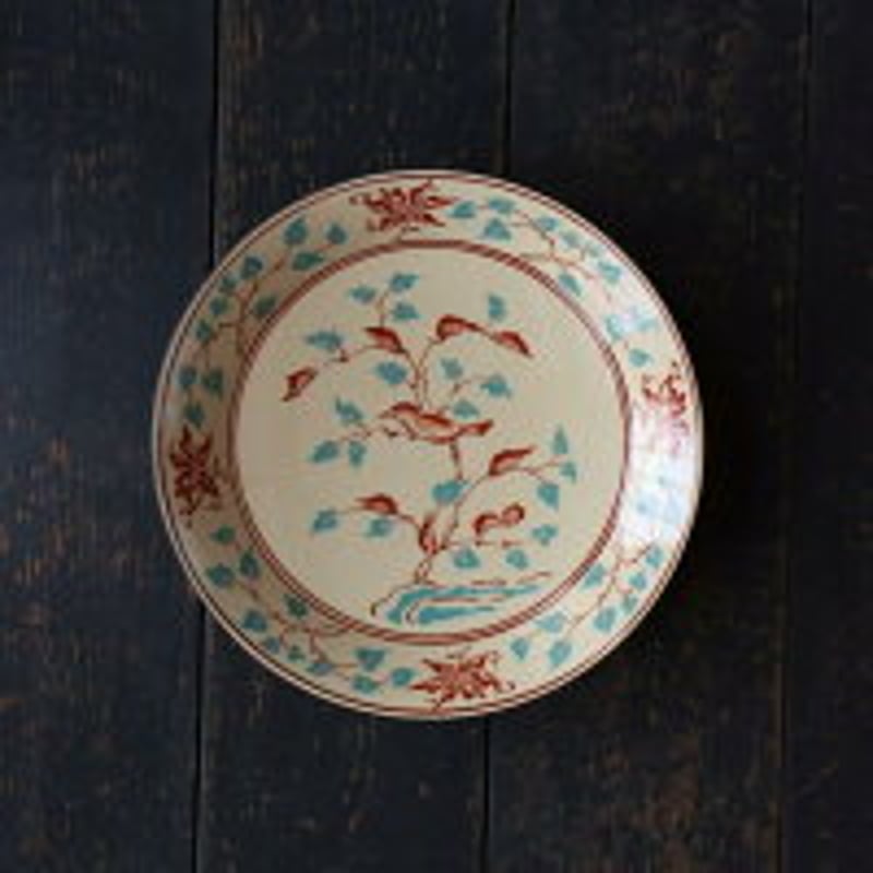 有田焼 粟田花鳥絵6.5寸皿 | 和食器通販 有田焼 山忠｜おしゃれで