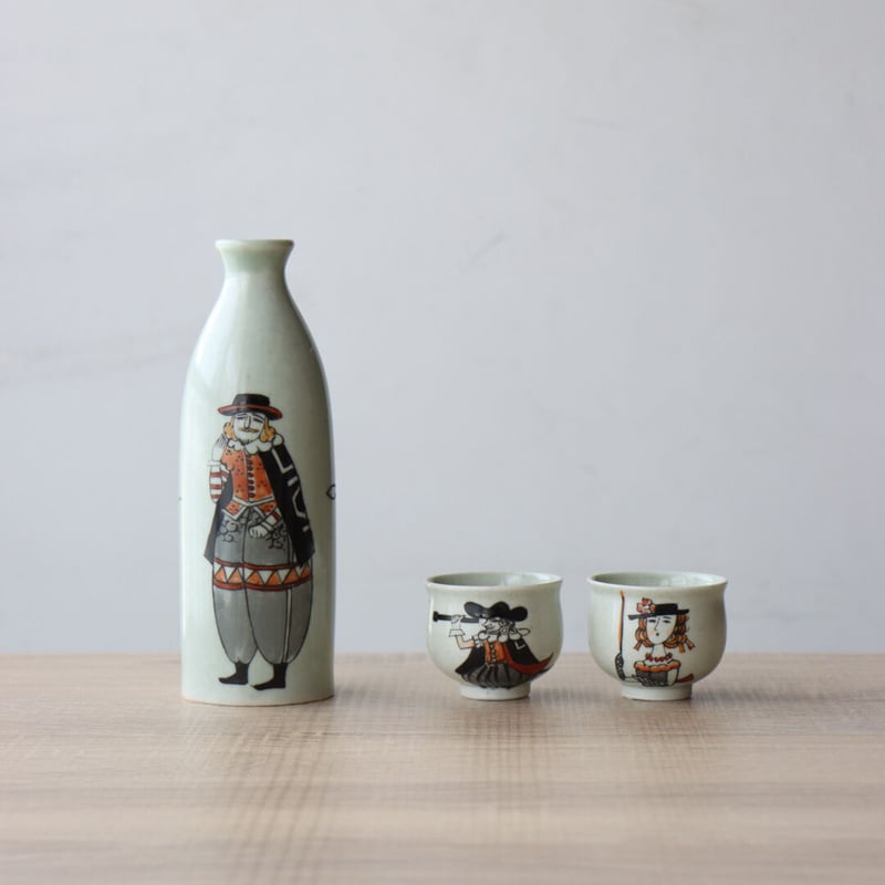 錦南蛮 半酒器セット | 和食器通販 有田焼 山忠｜おしゃれでモダンな和