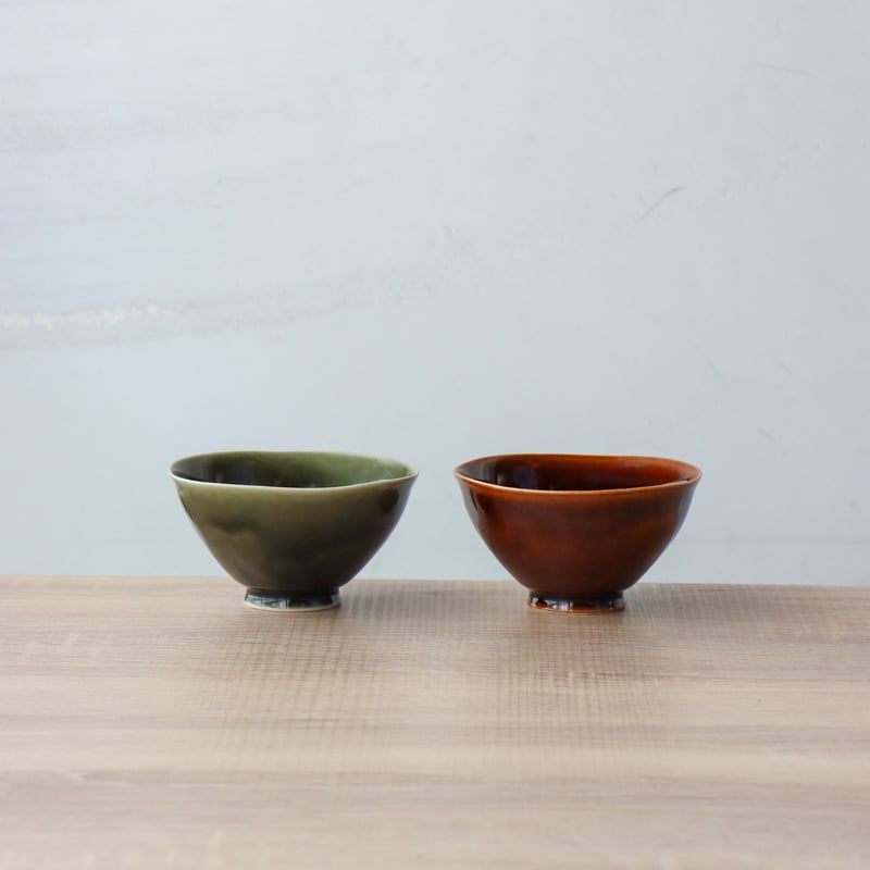 有田焼 夫婦茶碗 アメとオリベのペア茶碗【ギフトBOX入】 | 和食器通販