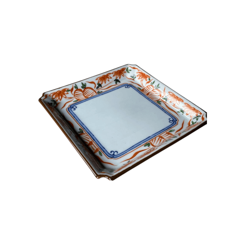 デッドストック品】錦万暦隅切正角皿 | 和食器通販 有田焼 山忠