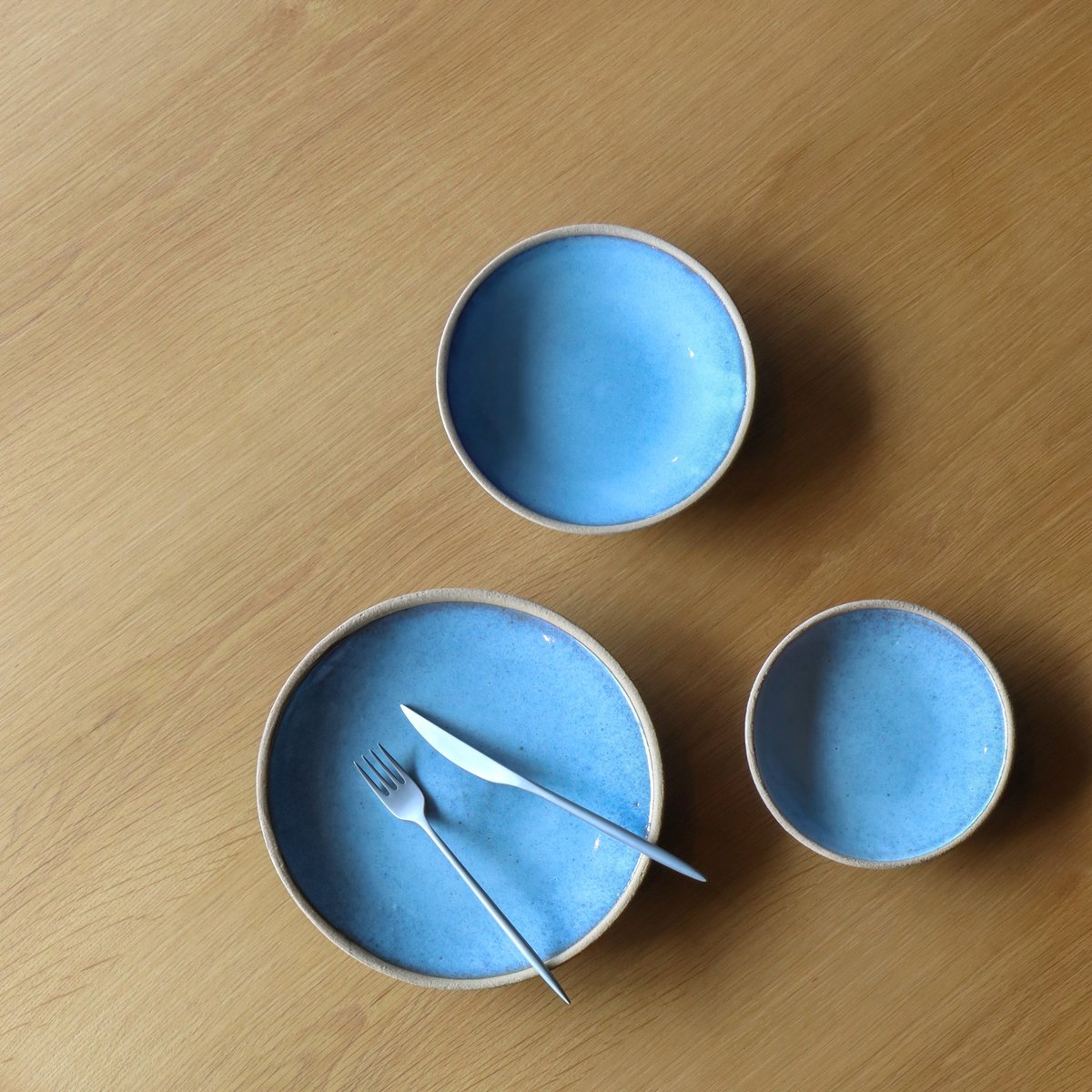 テラコッタ・BLUE プレート 17cm / 20cm / 24cm | 和食器通販 有田焼