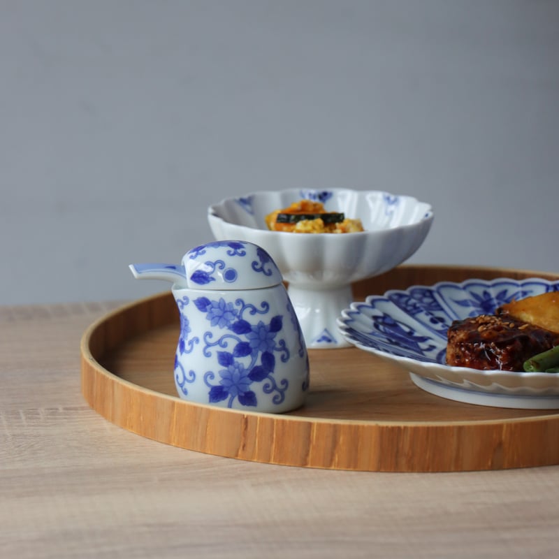 皿 2枚 色絵 古伊万里 変わり縁 鳥 風景 竹 梅 皿 2枚 色絵 古伊万里