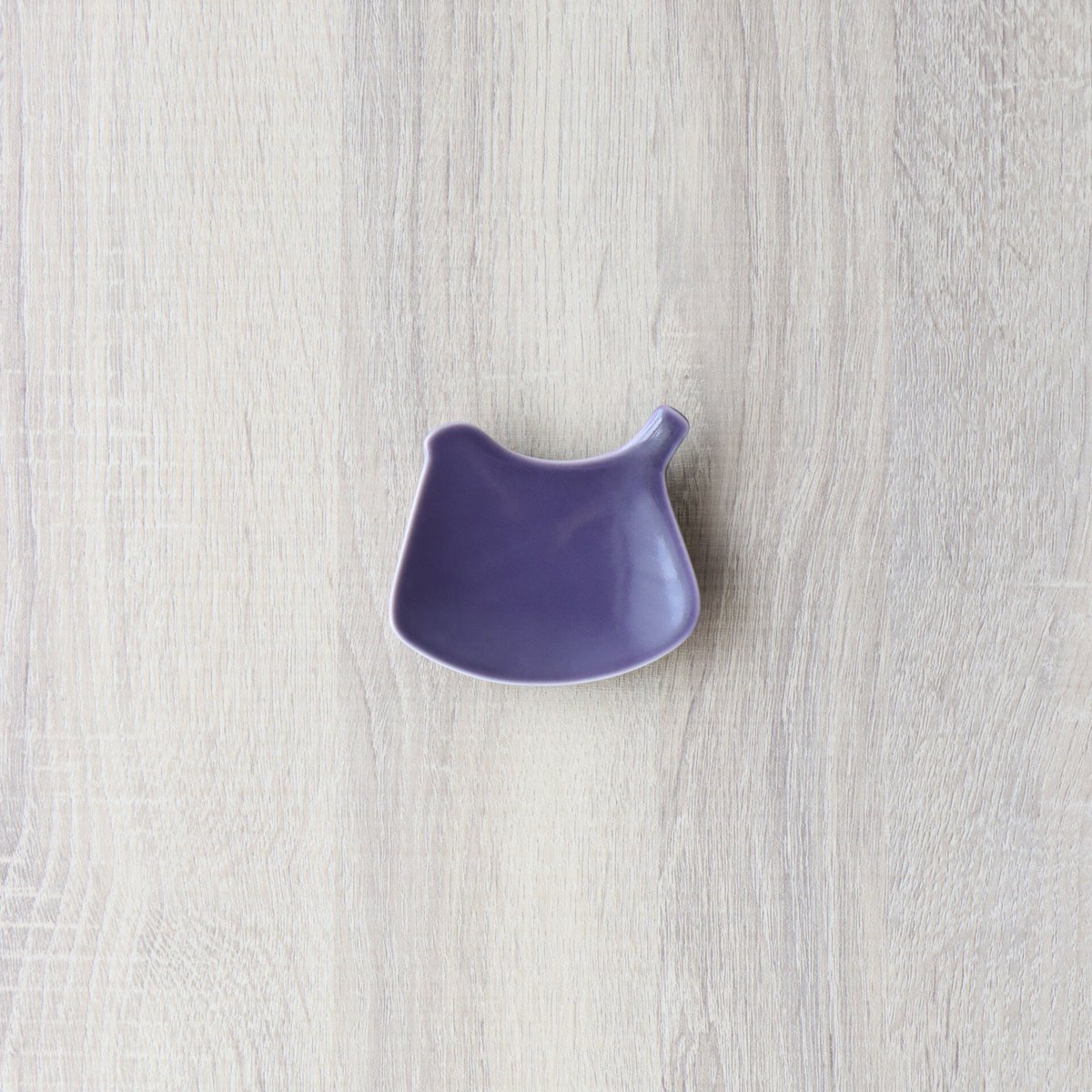 yumiko iihoshi porcelain tori plate smoke purpl