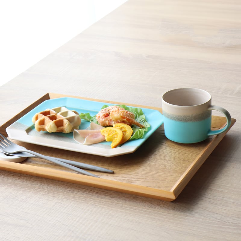 ミヤザキ食器　スクエアリムプレート　4枚セット 紙皿 ムギ＆タケスクエアプレート 16cm アヅミ産業