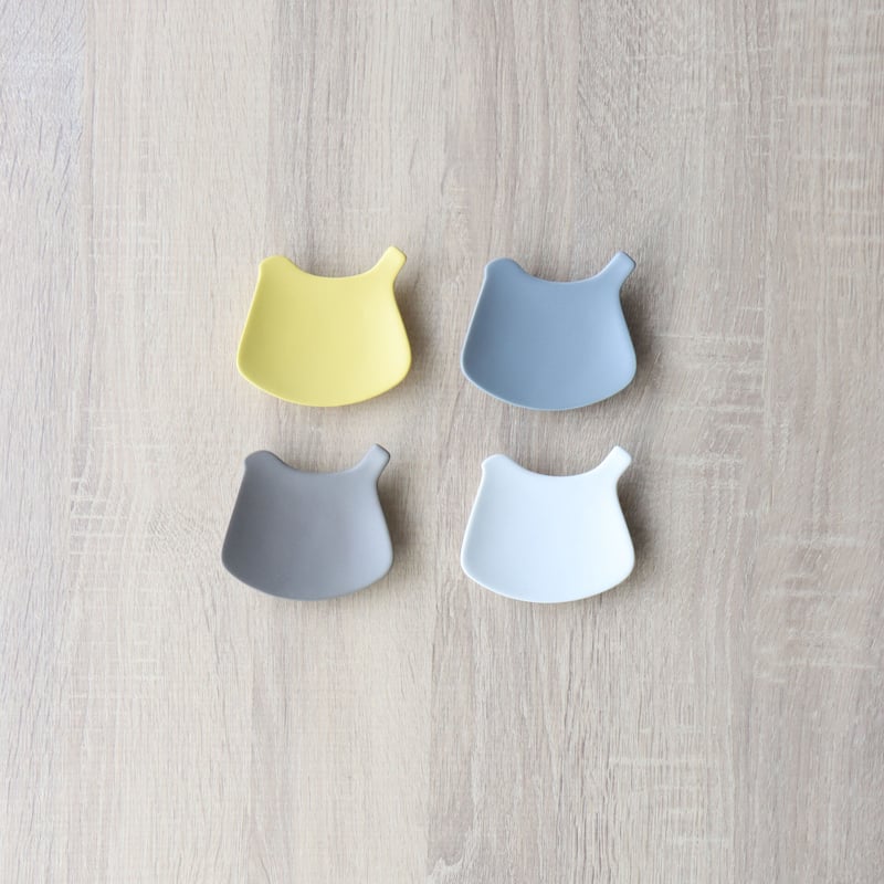 イイホシユミコ iihoshi yumiko トリプレート 12枚セット 豆皿 yumiko iihoshi porcelain tori plate gray ／ イイホシ