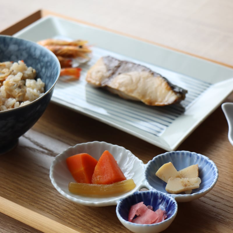 連子長角皿 23cm | 和食器通販 有田焼 山忠｜おしゃれでモダンな和食器