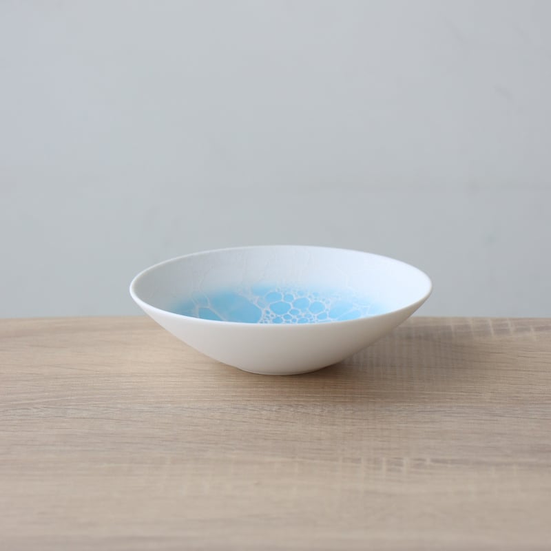 【新品未使用箱付き】やま平窯 泡 ブルー 21センチボウル×2 新品未使用箱付き】やま平窯 泡 ブルー 21センチボウル×2 Amazon.