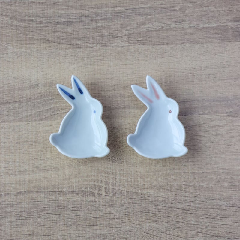 鹿児島睦 ウサギの花器 ホワイト うさぎ