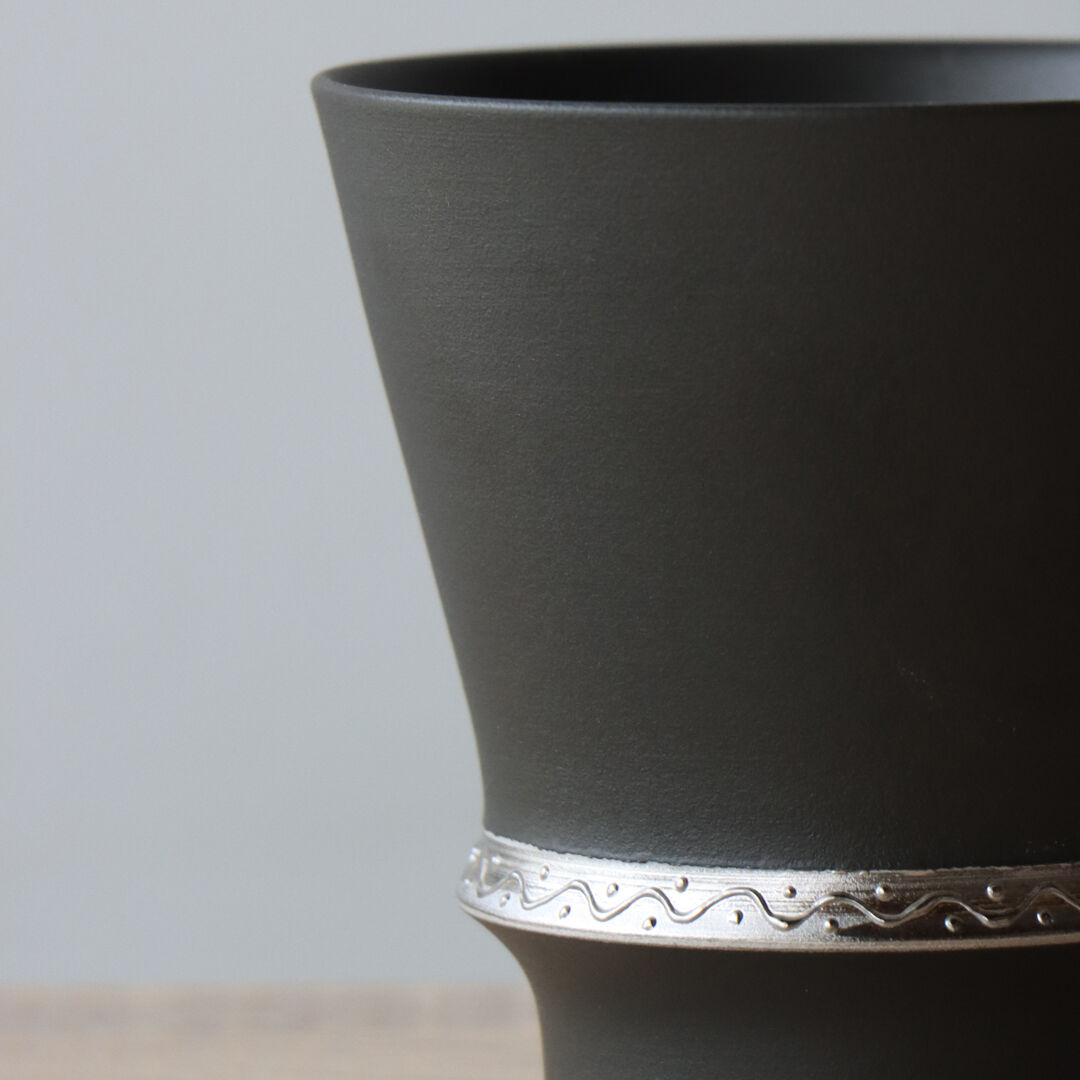 至高の焼酎グラス　有田焼　(セラミックス)値下げしました。 エンゼルリング＆いぶし銀|焼酎グラス - 有田焼のまるぶん