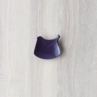 yumiko iihoshi porcelain tori plate smoke purpl