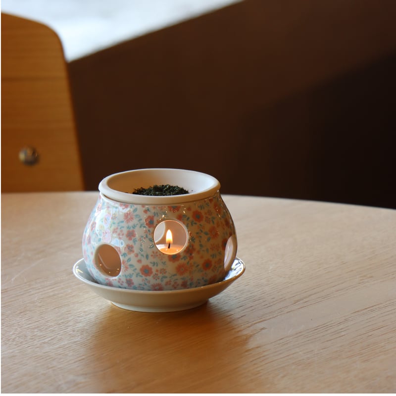 青磁　茶香炉　手作り 節約あるものクラフト。手作り茶香炉。【茶香炉】【DIY】【簡単