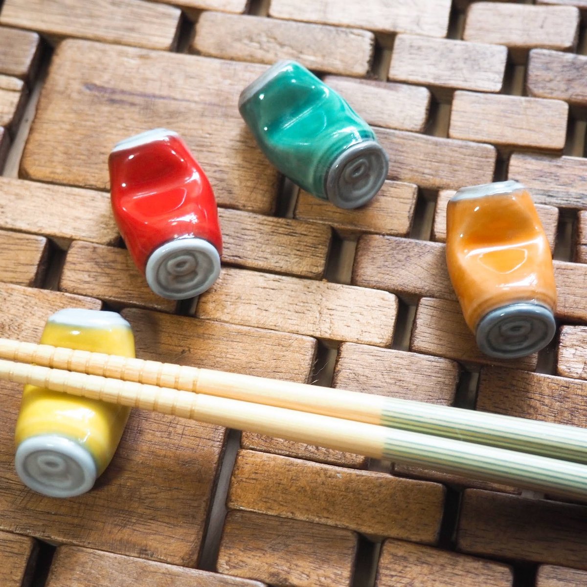 箸置き　レトロ　110個　まとめ 箸置き 空き缶 | 和食器通販 有田焼 山忠｜おしゃれでモダンな和