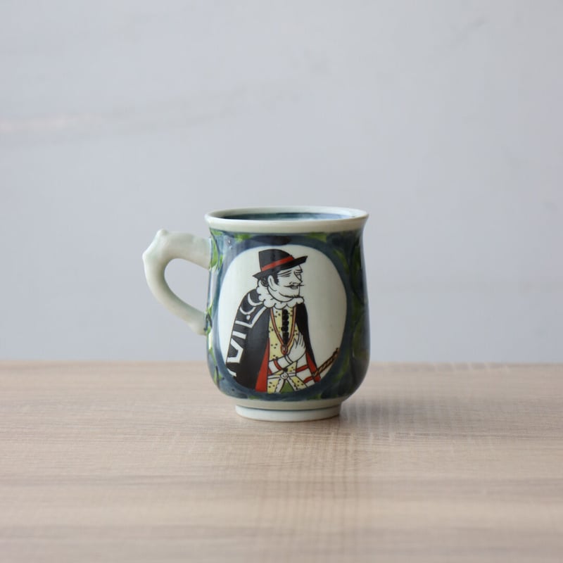 錦南蛮 マグカップ 赤/緑 | 和食器通販 有田焼 山忠｜おしゃれでモダン