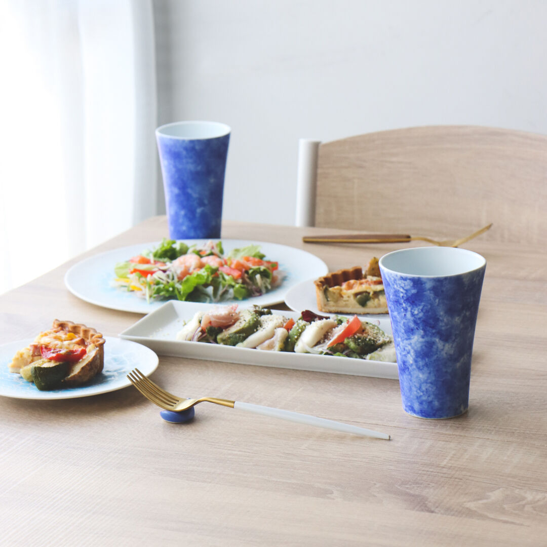 呉須泡マット フリーカップ | 和食器通販 有田焼 山忠｜おしゃれで