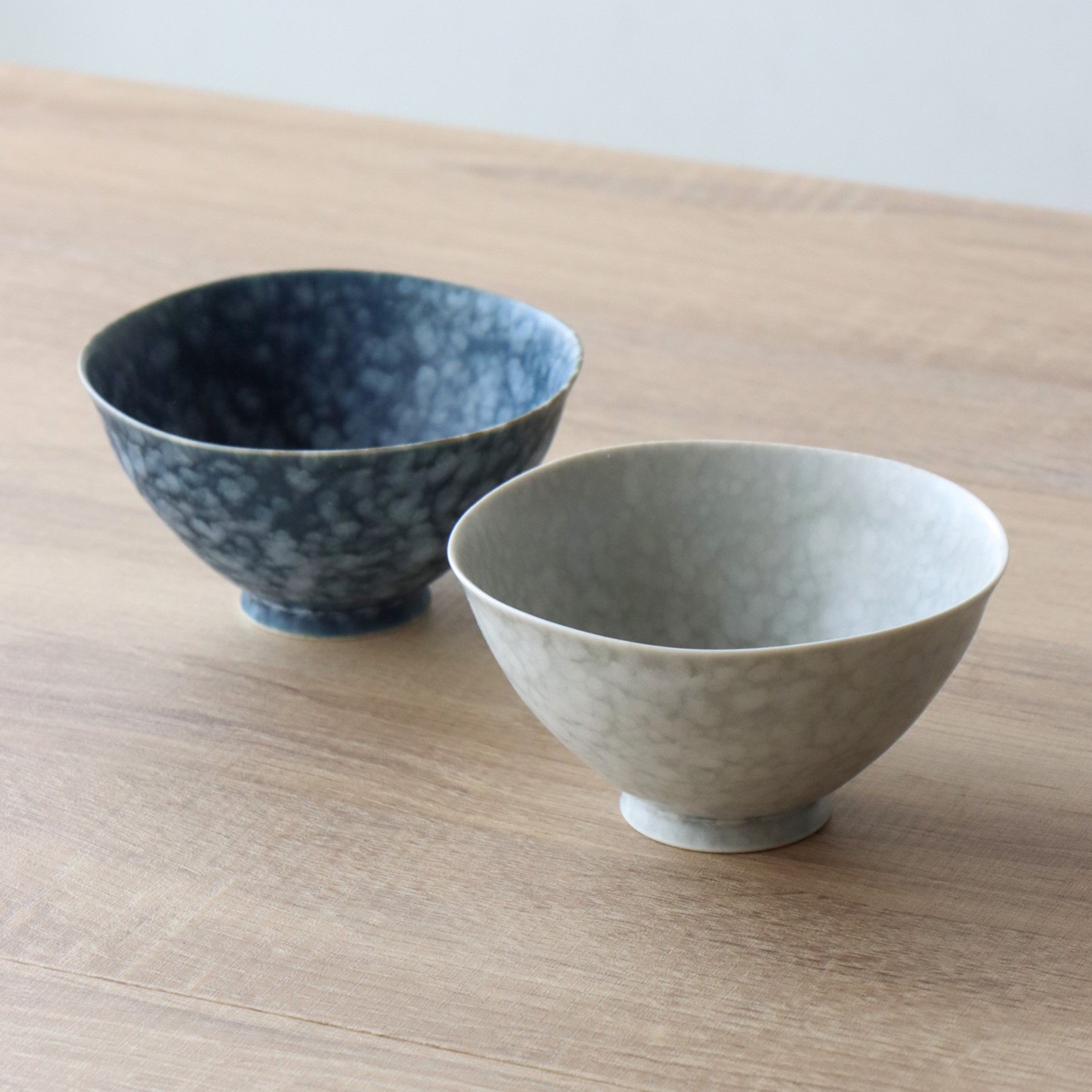 グレー 陶器 茶碗 約15cm original