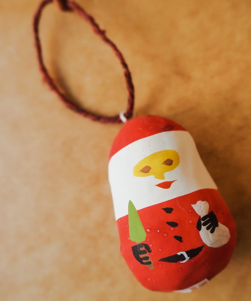 【郷土玩具】琉球張子　オーナメント　サンタ　マリア 琉球張り子 クリスマスオーナメント サンタ(丸) | うつわ と