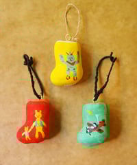 【郷土玩具】琉球張子　オーナメント　サンタ　マリア 琉球張り子 クリスマスオーナメント サンタ(丸) | うつわ と