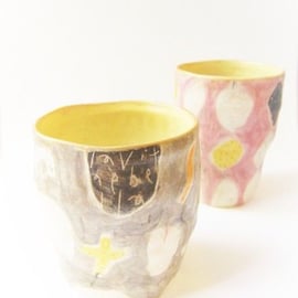 ★作家もの器★吉川裕子★絵柄プレート★大皿★美品★ slideshow_img_84287b.gif?