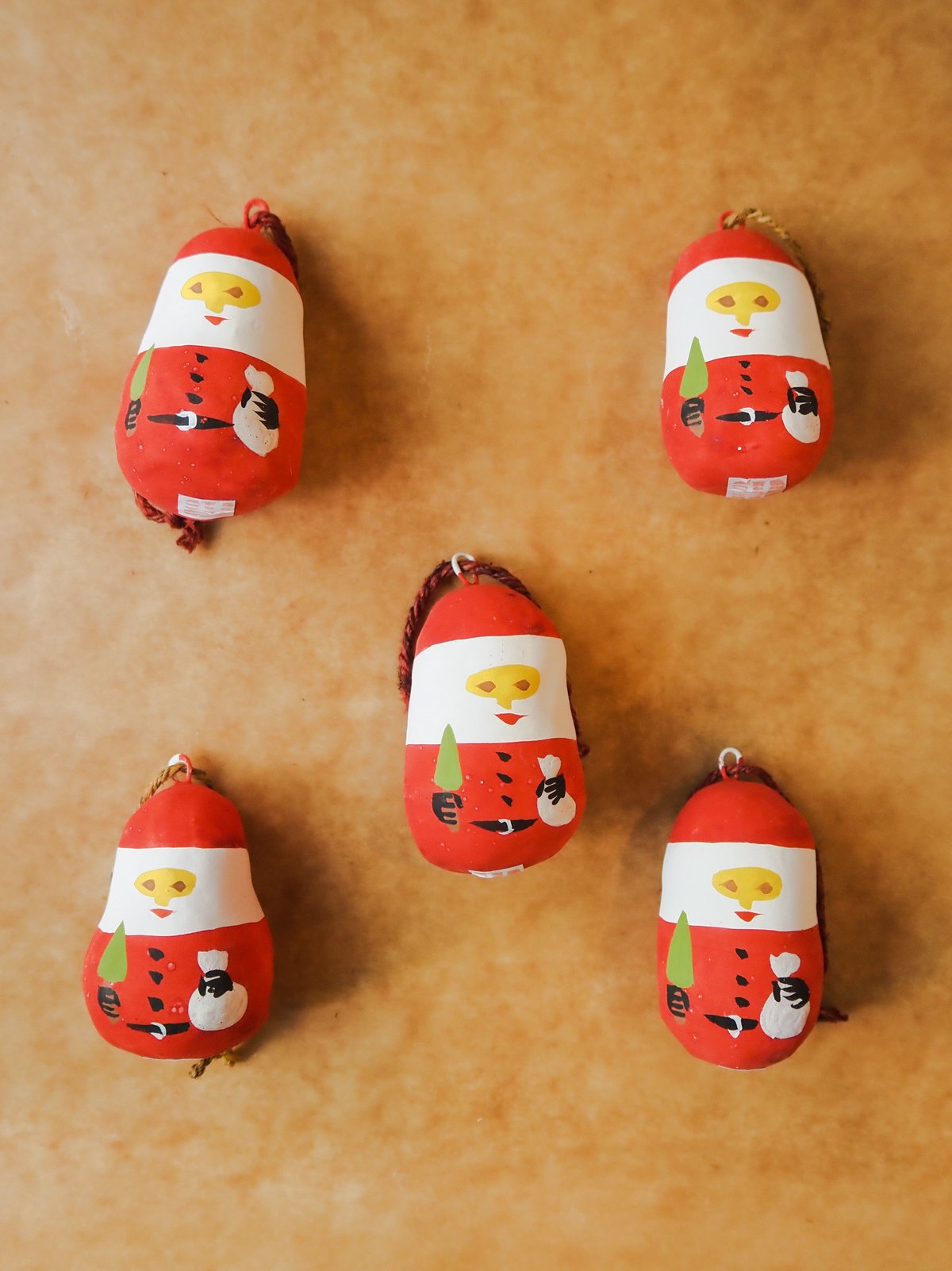 【郷土玩具】琉球張子 オーナメント サンタ マリア 琉球張り子 クリスマスオーナメント サンタ(丸) | うつわ と