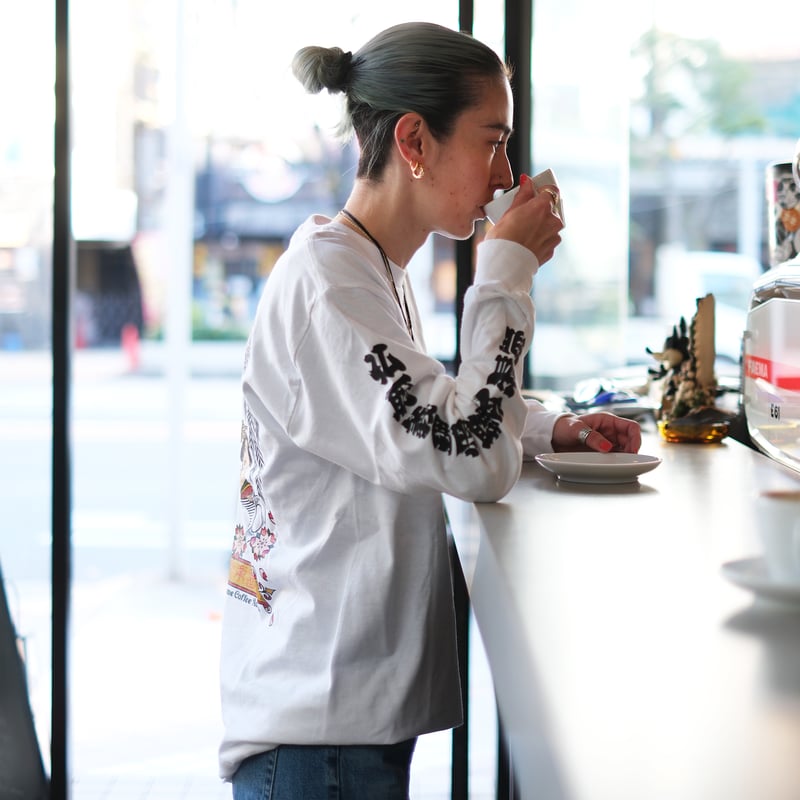 TINY PARADISE COFFEE ×画工「遊鷹」ロングスリーブTEE | TINY P