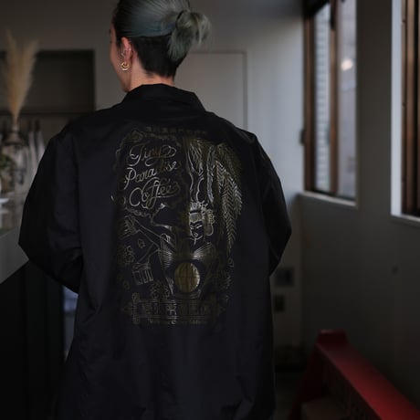 TINY PARADISE COFFEE ×画工「遊鷹」コーチジャケット
