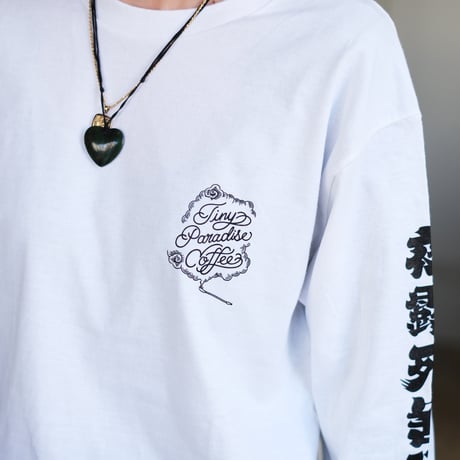 TINY PARADISE COFFEE ×画工「遊鷹」ロングスリーブTEE