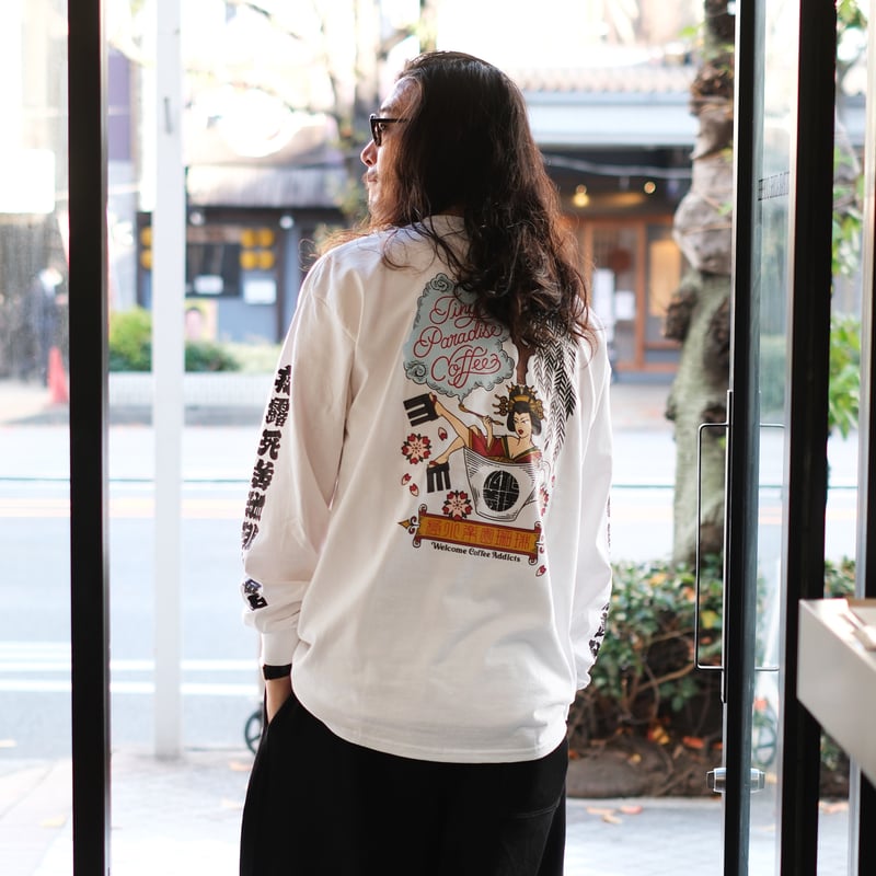 TINY PARADISE COFFEE ×画工「遊鷹」ロングスリーブTEE | TINY P