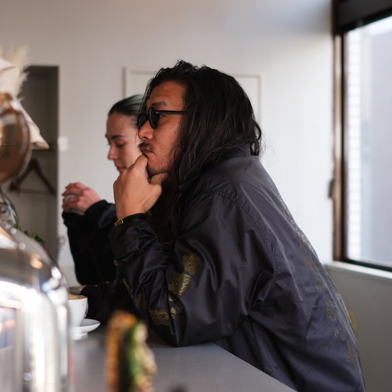 TINY PARADISE COFFEE ×画工「遊鷹」コーチジャケット | TINY PAR