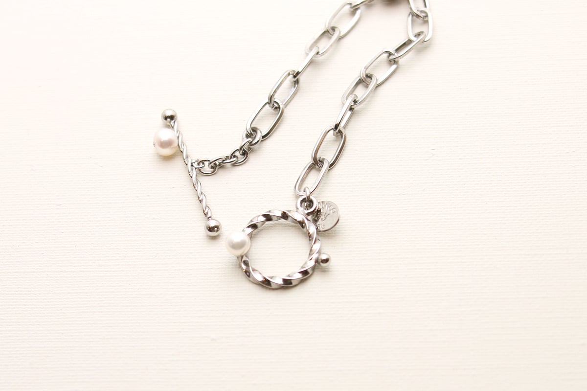 【限定】Junco Paris 別注 ブレスレット パール付 RDS × Junco Paris ブレスレット D | REAL DESIGN SITE O