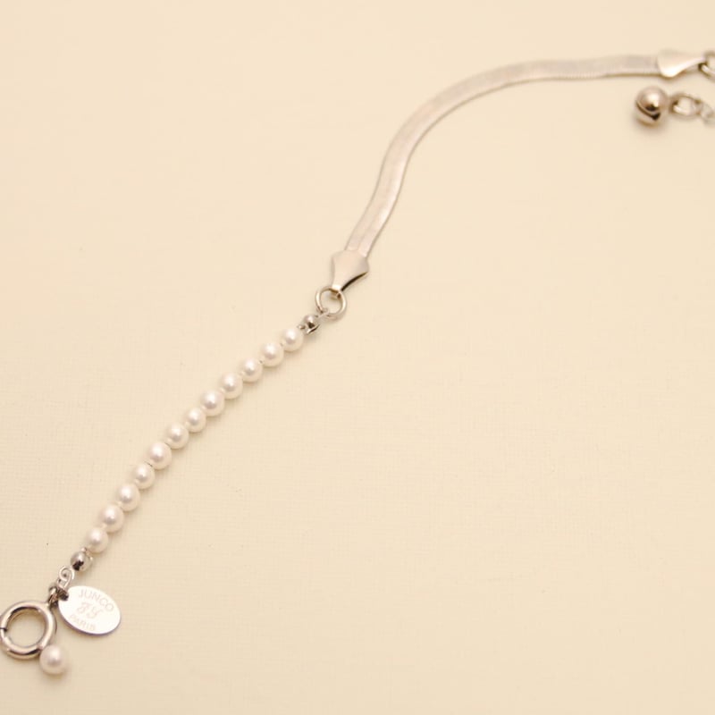 【限定】Junco Paris 別注 ブレスレット パール付 RDS × Junco Paris ブレスレット D | REAL DESIGN SITE O