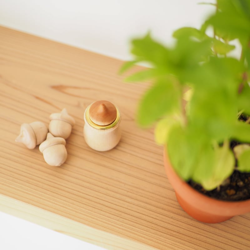 一十八日 木製ディフューザーどんぐり 【大3個】 | 和精油一十八日