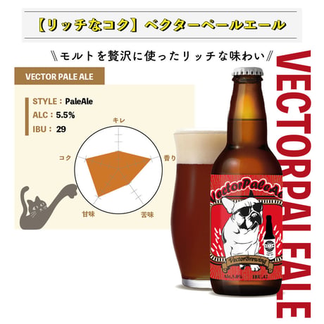 単品【3本セット】ベクターペールエール